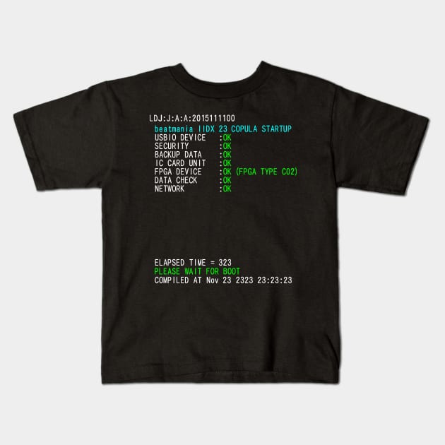 IIDX STARTUP COPULA ver. Kids T-Shirt by CommonSans